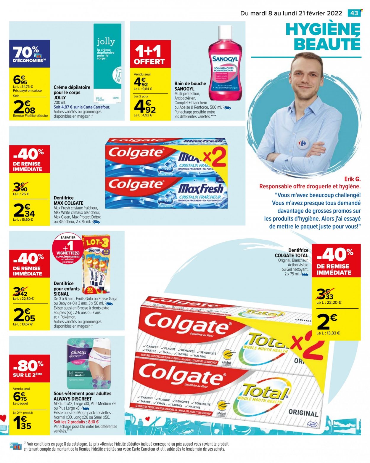 Catalogue Carrefour Hypermarchés - 08/02/2022 - 21/02/2022. Page 43