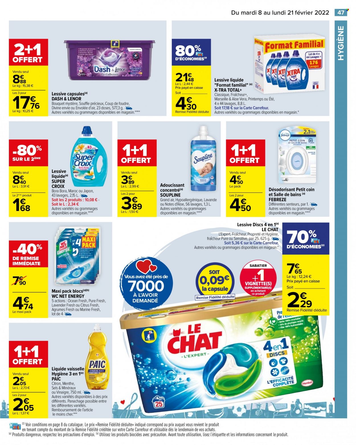 Catalogue Carrefour Hypermarchés - 08/02/2022 - 21/02/2022. Page 47
