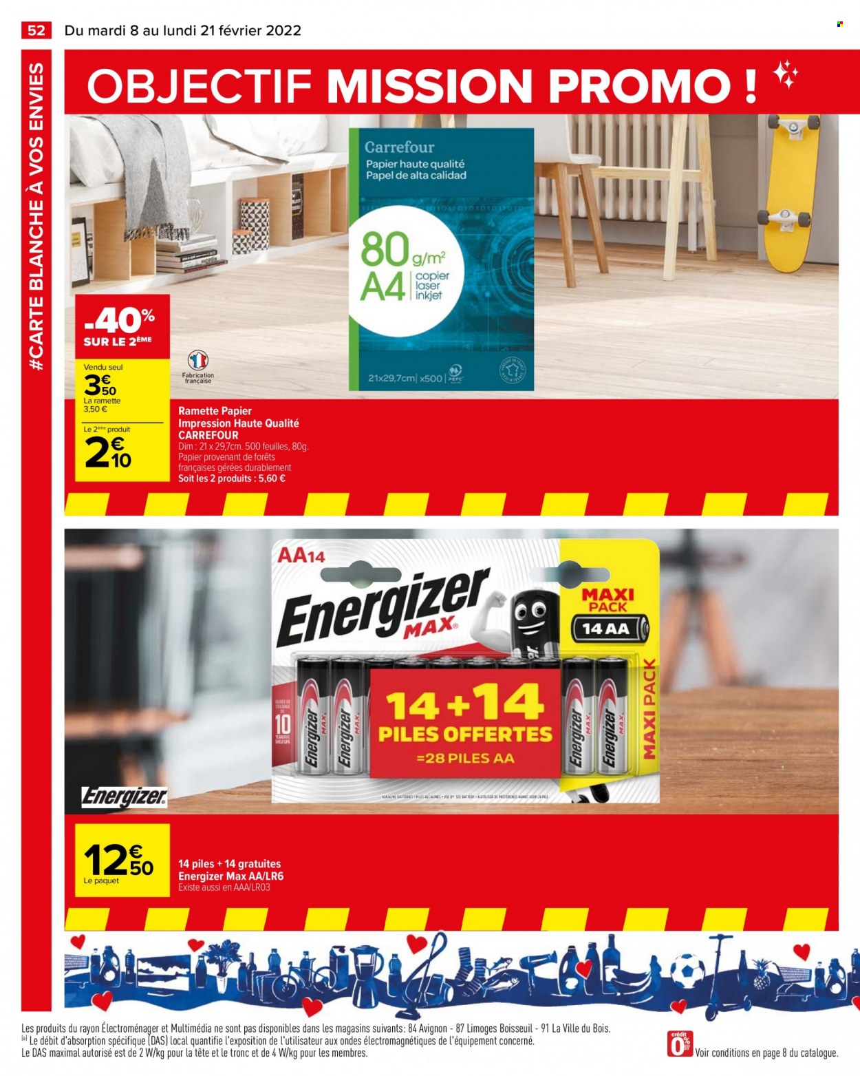 Catalogue Carrefour Hypermarchés - 08/02/2022 - 21/02/2022. Page 52