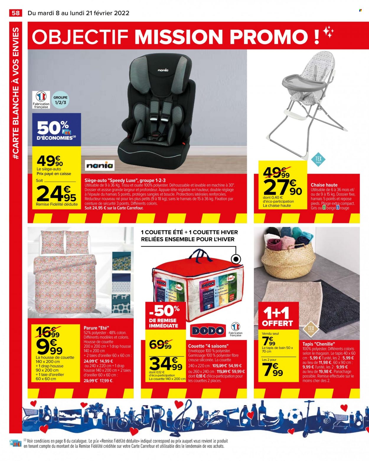 Catalogue Carrefour Hypermarchés - 08/02/2022 - 21/02/2022. Page 58