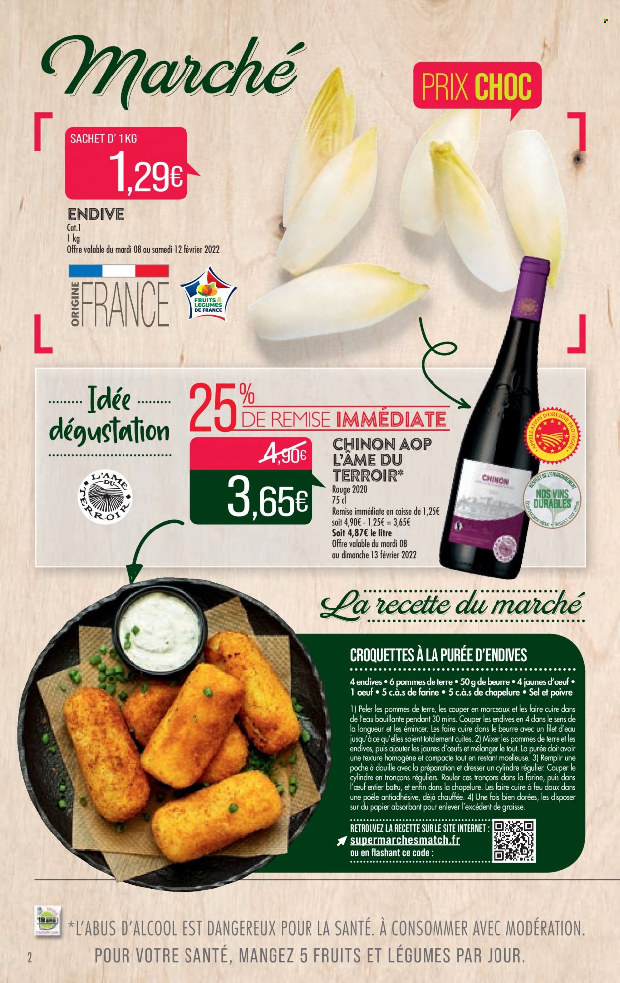 Catalogue Supermarché Match - 08/02/2022 - 20/02/2022. Page 2