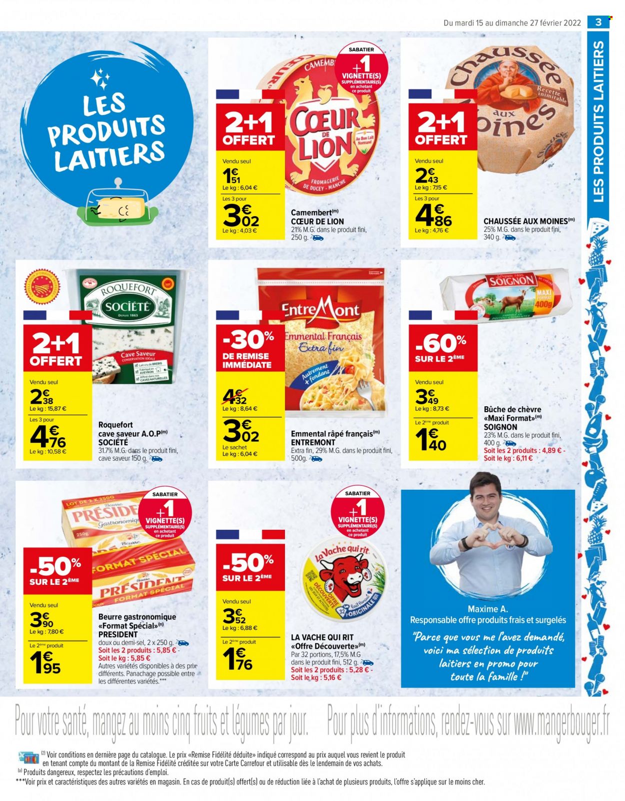 Catalogue Carrefour Market - 15/02/2022 - 27/02/2022. Page 3