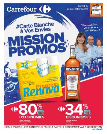 Catalogue Carrefour Hypermarchés - 15/02/2022 - 28/02/2022.