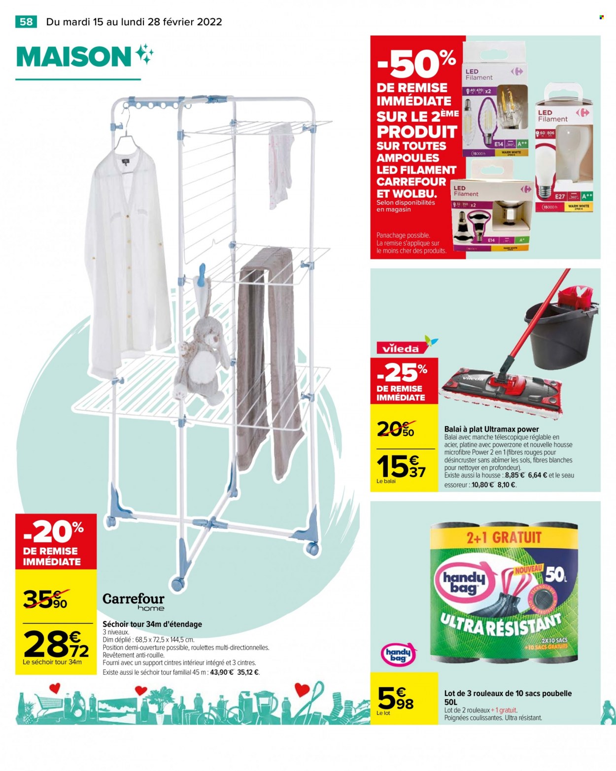 Catalogue Carrefour Hypermarchés - 15/02/2022 - 28/02/2022. Page 59