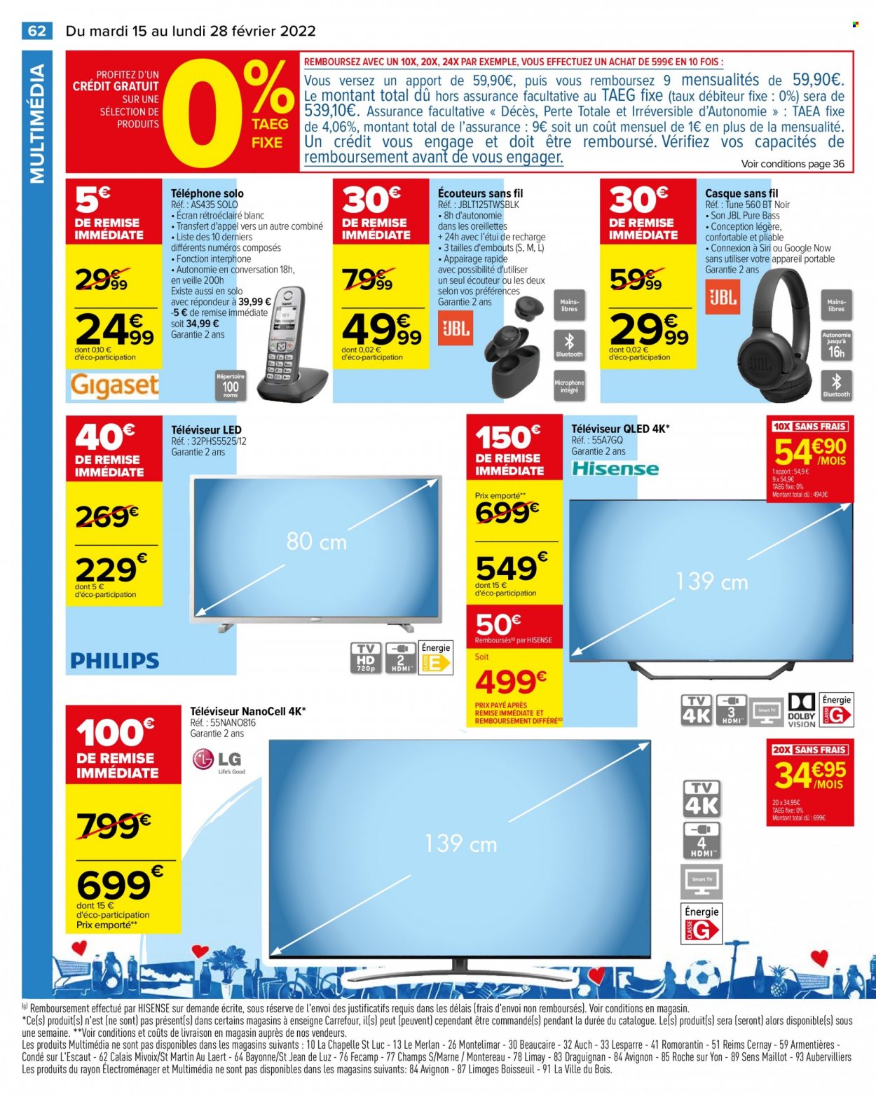 Catalogue Carrefour Hypermarchés - 15/02/2022 - 28/02/2022. Page 63