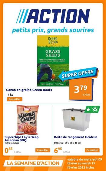Catalogue Action - 09/02/2022 - 15/02/2022.