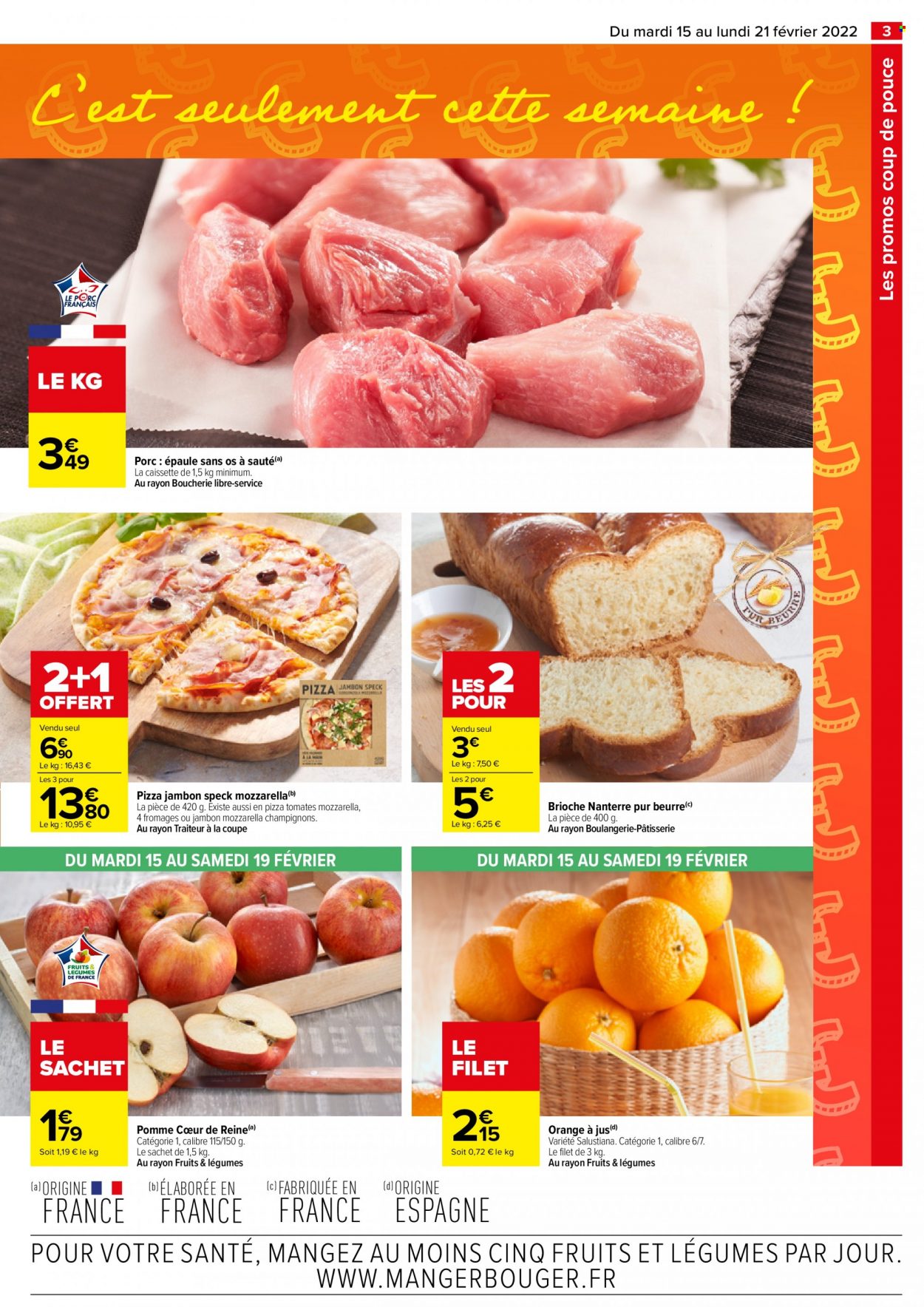 Catalogue Carrefour Hypermarchés - 15/02/2022 - 21/02/2022. Page 3