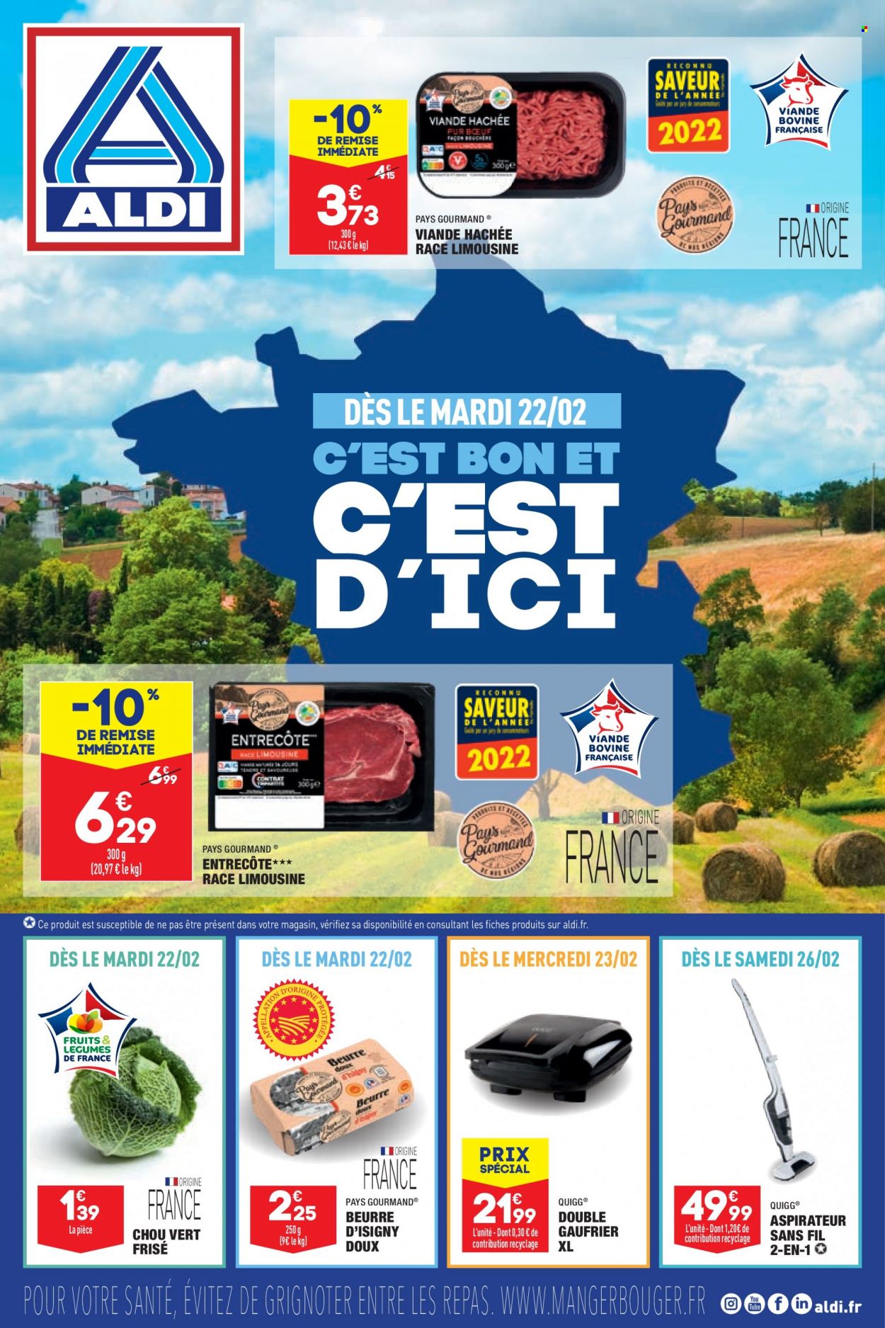 Catalogue ALDI - 22/02/2022 - 28/02/2022. Page 1