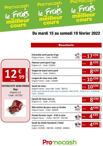Catalogue Promocash - 15/02/2022 - 19/02/2022.