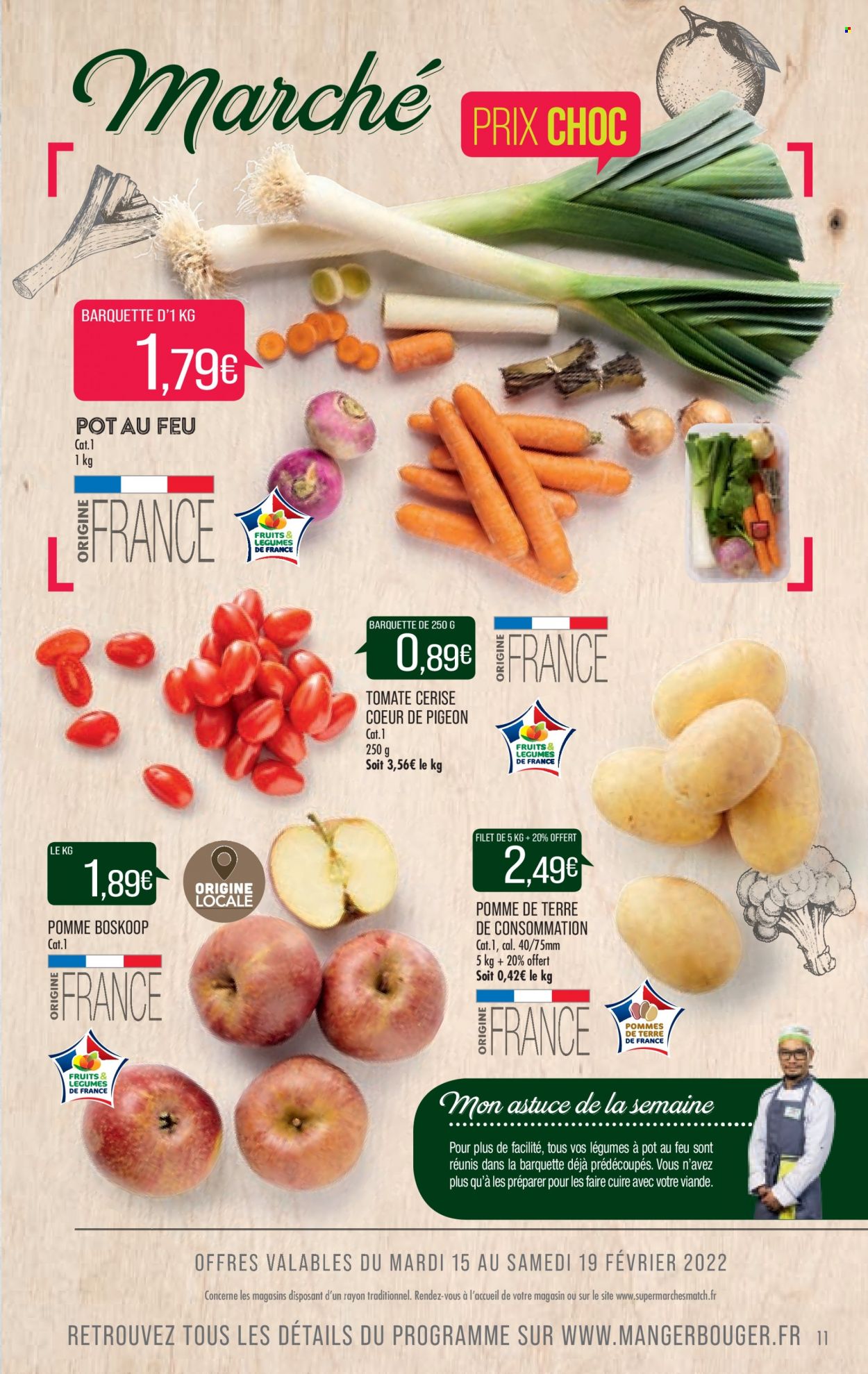 Catalogue Supermarché Match - 15/02/2022 - 20/02/2022. Page 11
