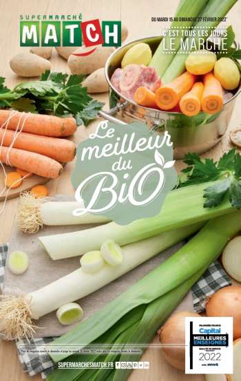 Catalogue Supermarché Match - 15/02/2022 - 27/02/2022.