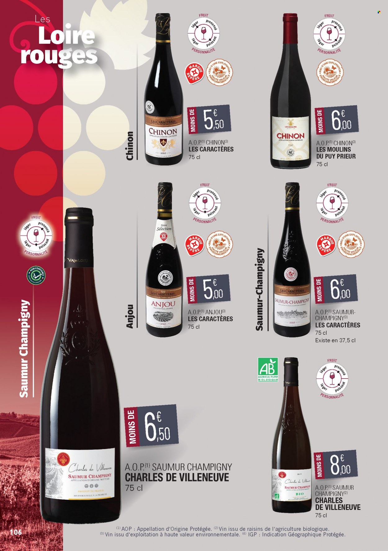 thumbnail - Catalogue E.Leclerc - 15/02/2022 - 31/12/2023 - Produits soldés - champagne, vin. Page 106.