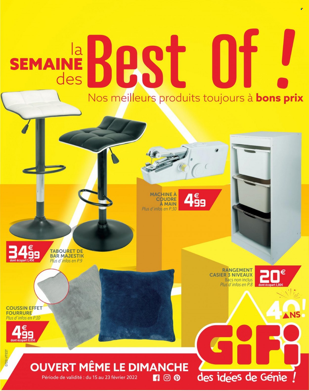 Catalogue GiFi - 15/02/2022 - 23/02/2022. Page 1