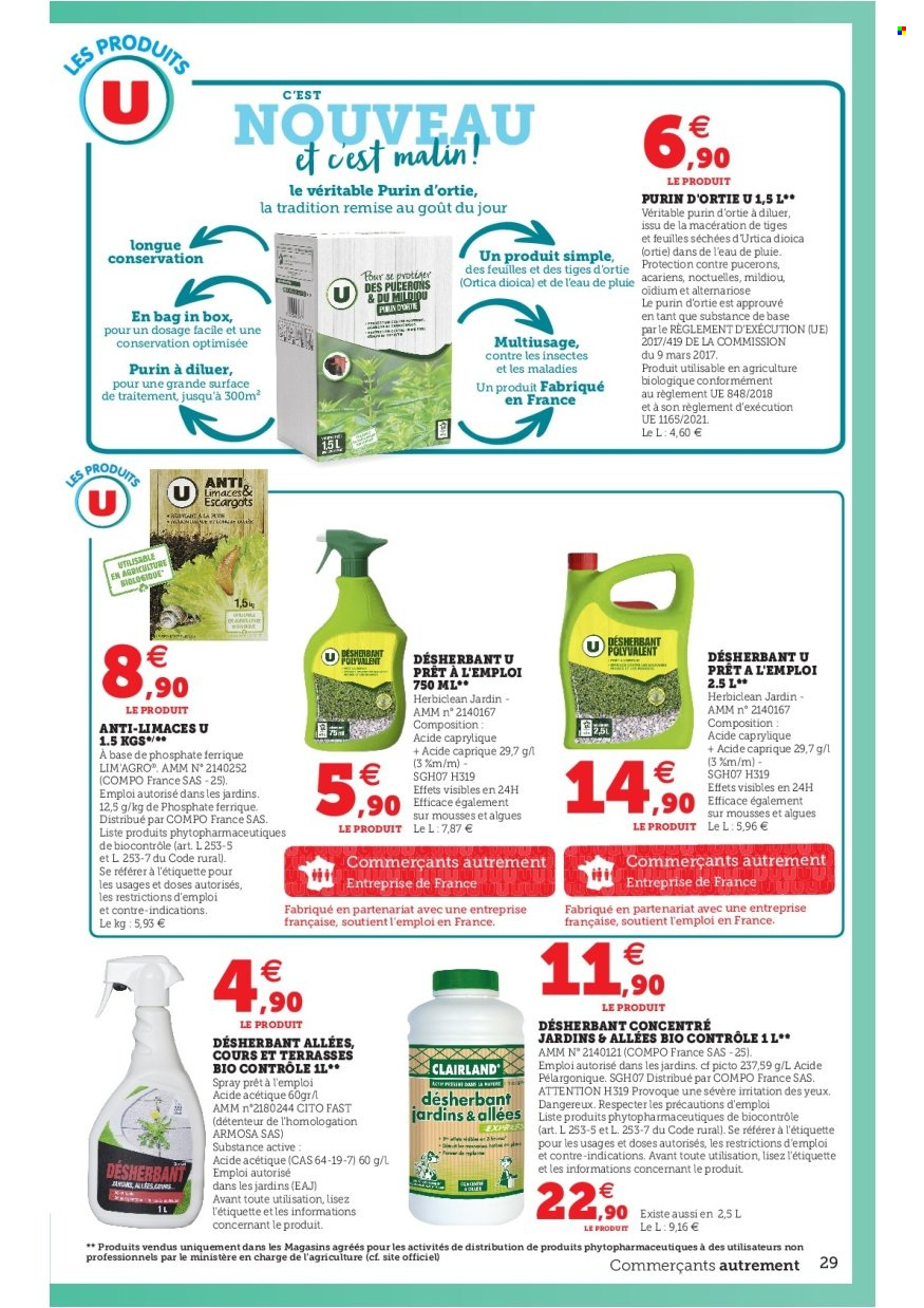 Catalogue SUPER U - 15/02/2022 - 12/03/2022. Page 29