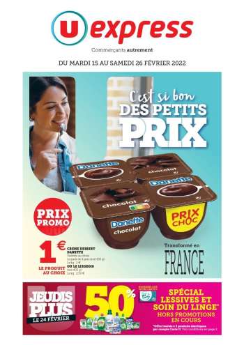 Catalogue U express - 15/02/2022 - 26/02/2022.