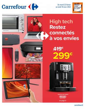 Catalogue Carrefour Hypermarchés - 22/02/2022 - 14/03/2022.