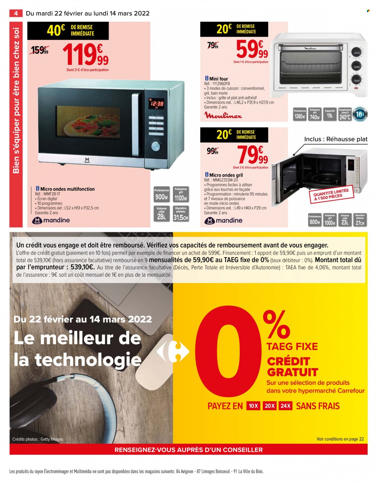 Catalogue Carrefour Hypermarchés - 22/02/2022 - 14/03/2022. Page 4