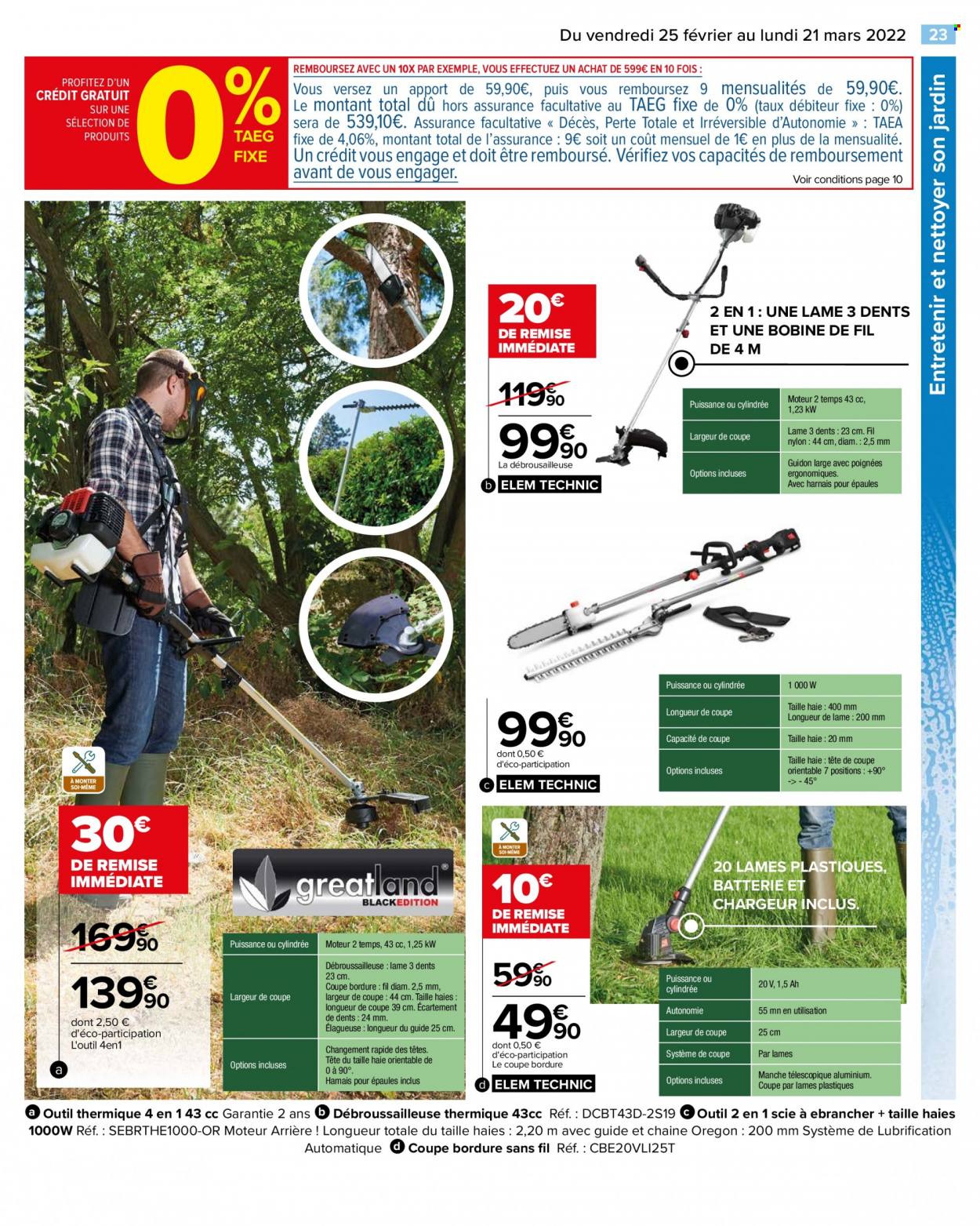 Catalogue Carrefour Hypermarchés - 25/02/2022 - 21/03/2022. Page 23