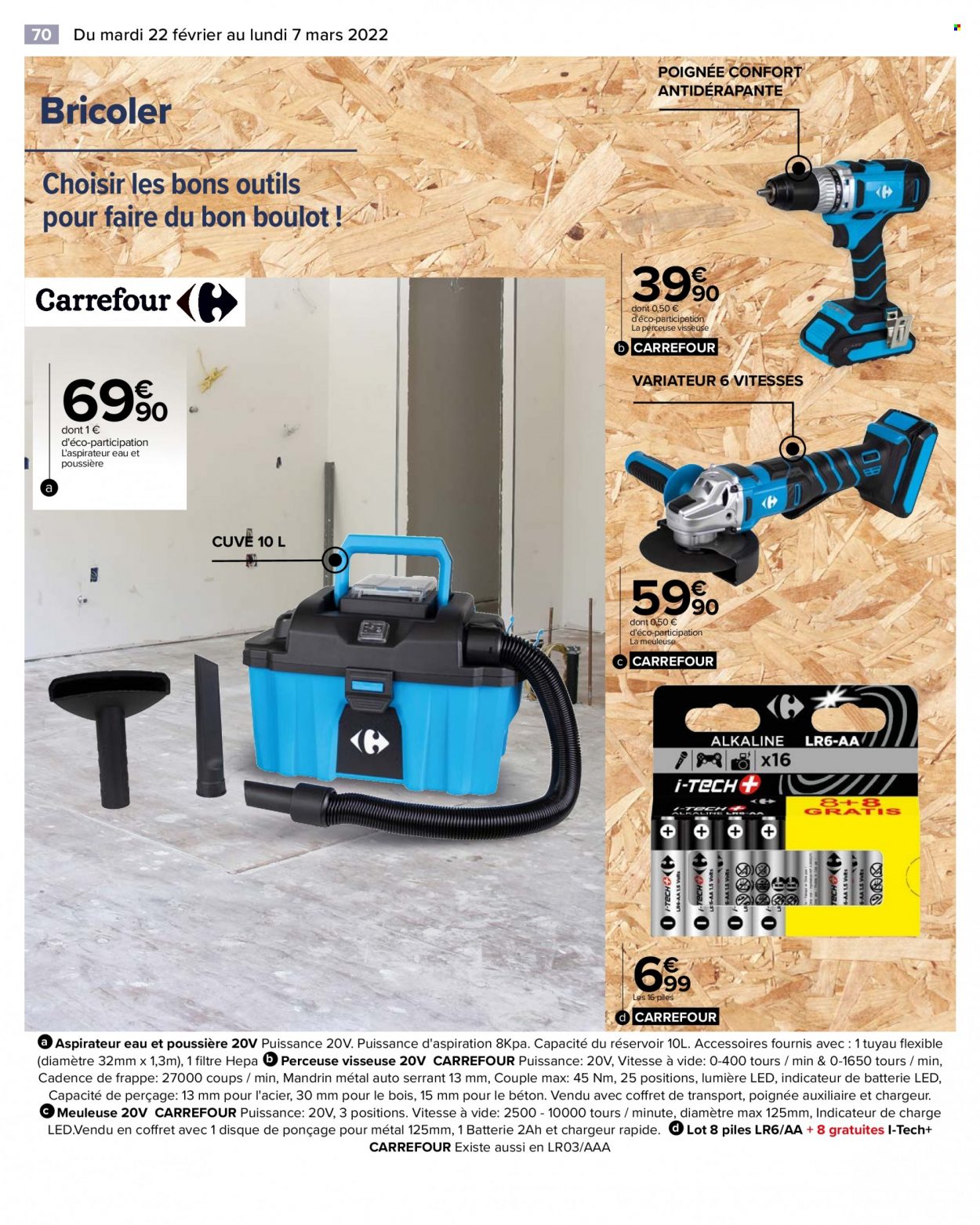 Catalogue Carrefour - 22/02/2022 - 07/03/2022. Page 70
