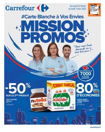 Catalogue Carrefour Hypermarchés - 22/02/2022 - 07/03/2022.