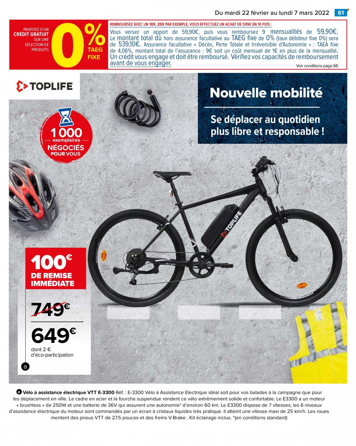 Catalogue Carrefour Hypermarchés - 22/02/2022 - 07/03/2022. Page 61