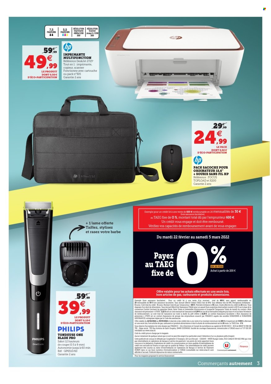 Catalogue SUPER U - 22/02/2022 - 05/03/2022. Page 3