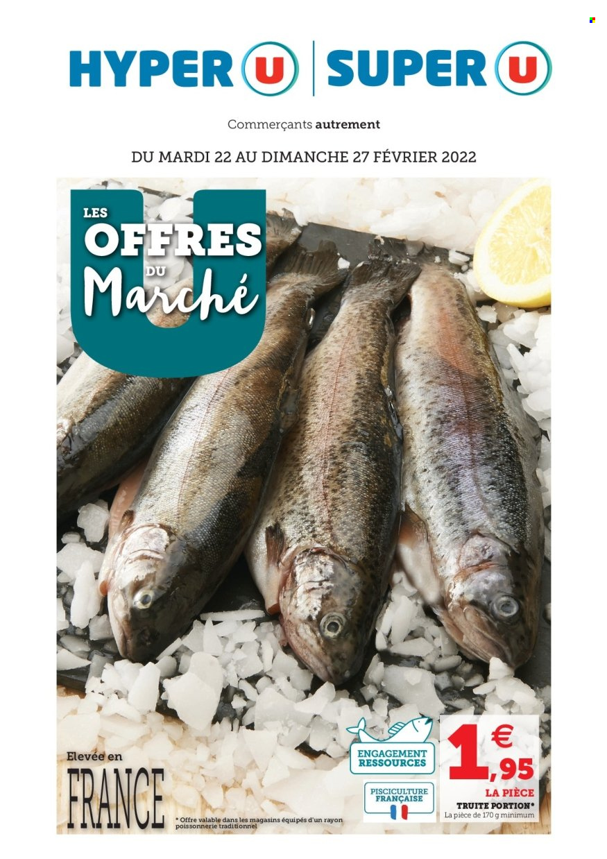 Catalogue Magasins U - 22/02/2022 - 27/02/2022. Page 1