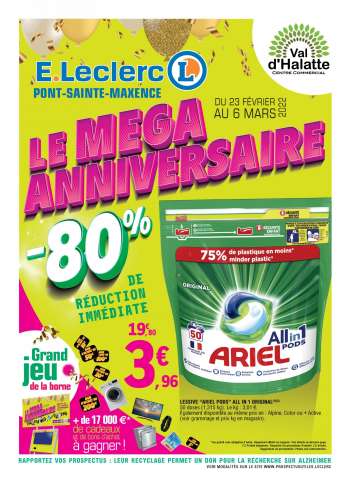 Catalogue E.Leclerc - 23/02/2022 - 06/03/2022.