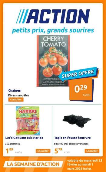 Catalogue Action - 23/02/2022 - 01/03/2022.