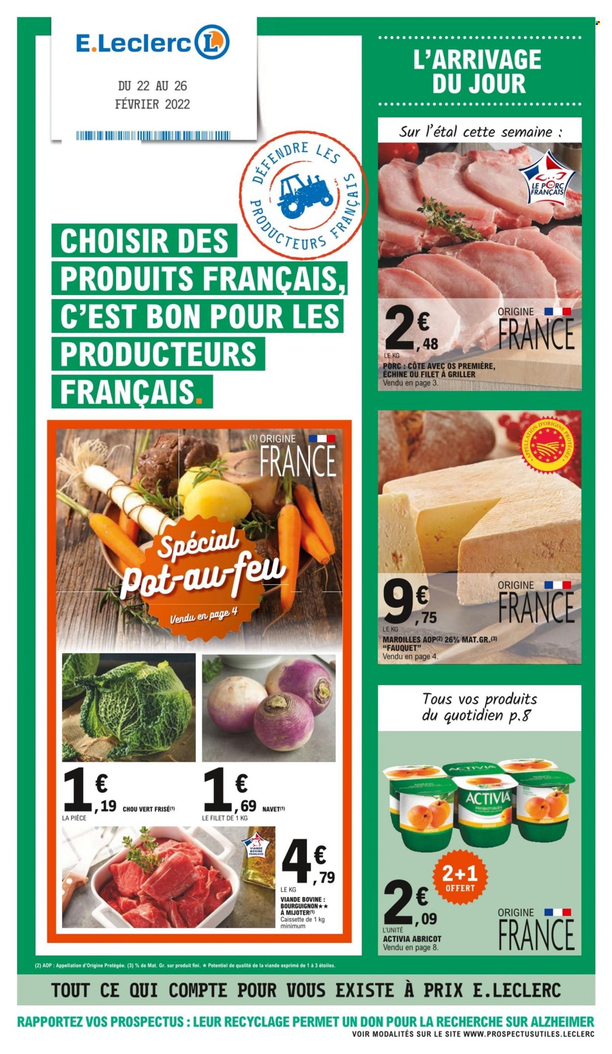 Catalogue E.Leclerc - 22/02/2022 - 26/02/2022. Page 1