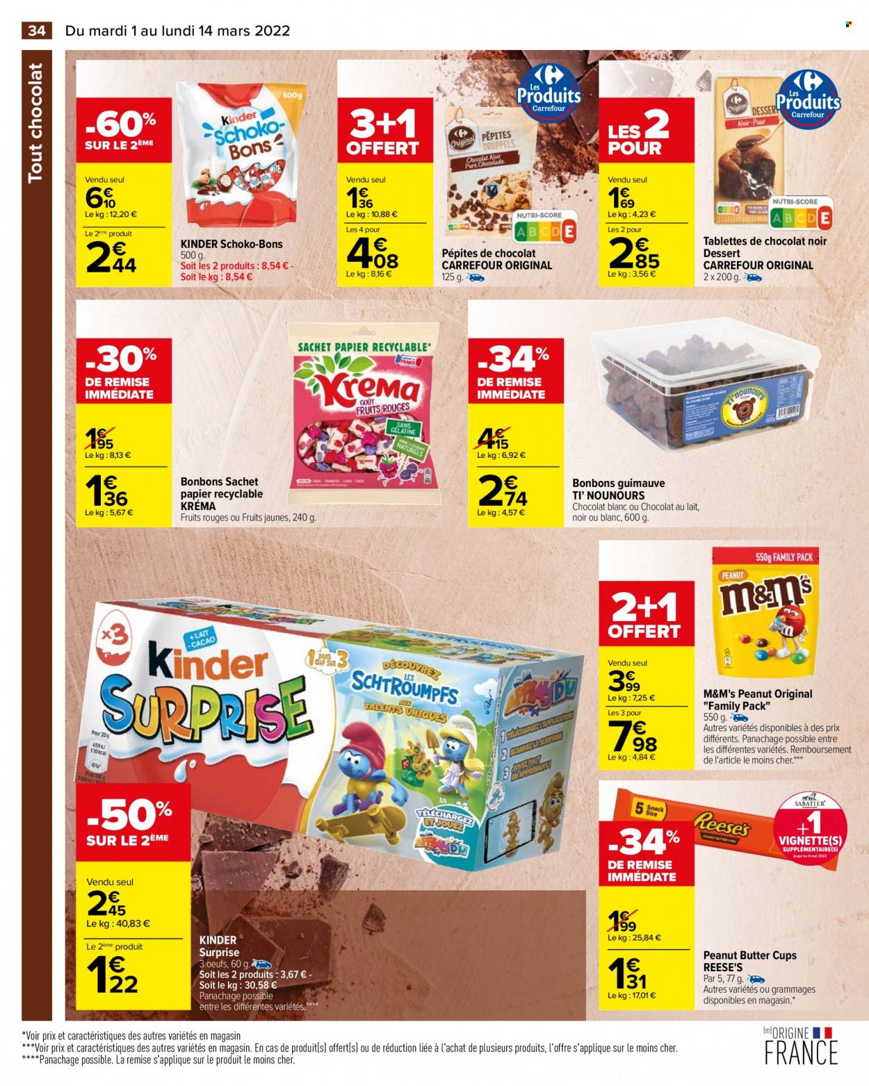 Catalogue Carrefour Hypermarchés - 01/03/2022 - 14/03/2022. Page 34