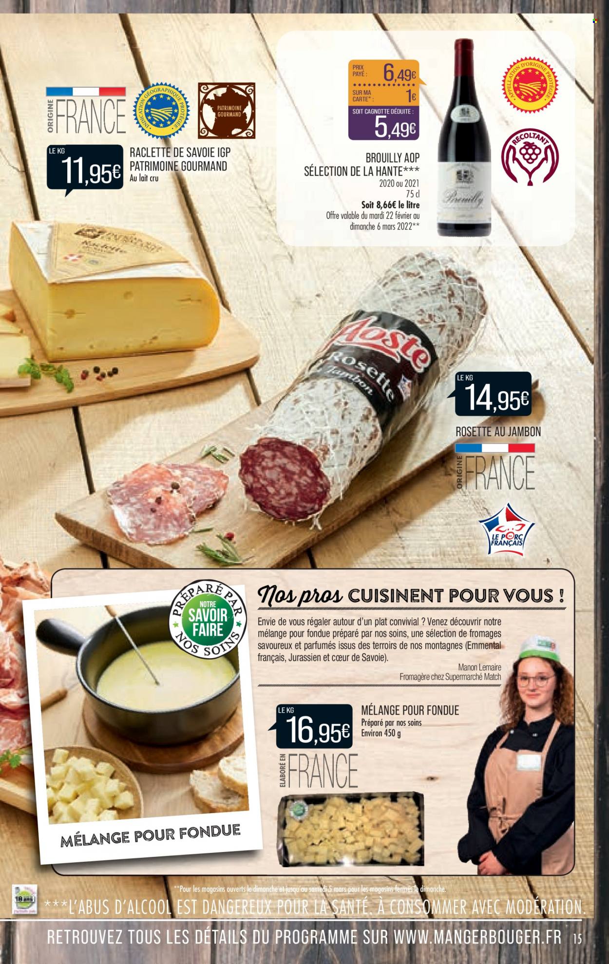 Catalogue Supermarché Match - 22/02/2022 - 06/03/2022. Page 15