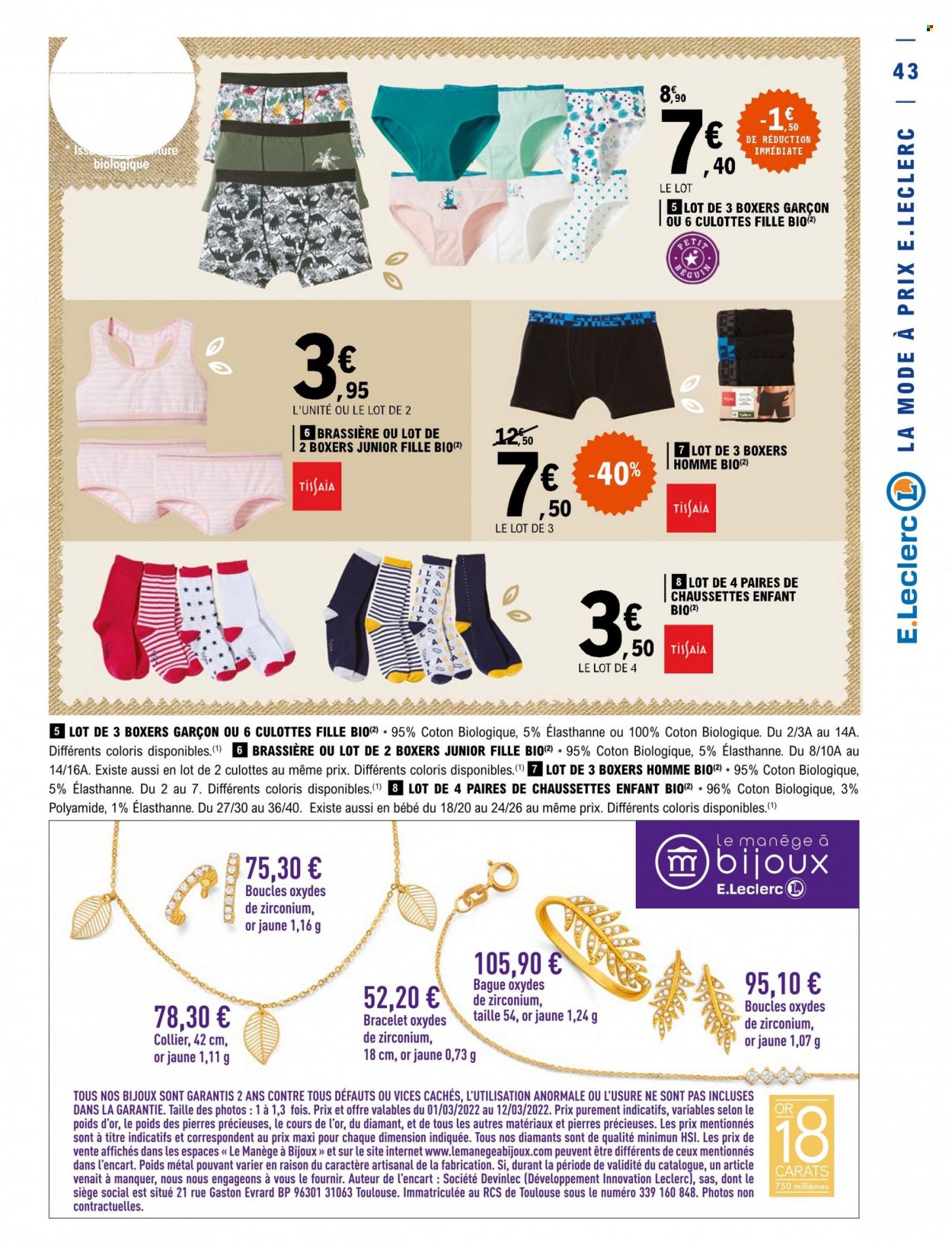 Catalogue E.Leclerc - 01/03/2022 - 12/03/2022. Page 43