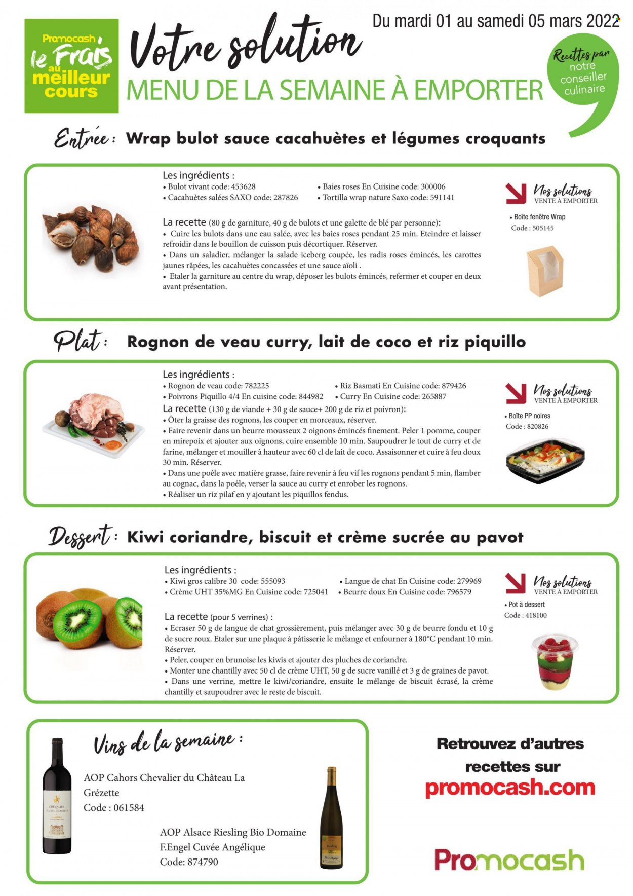 Catalogue Promocash - 01/03/2022 - 05/03/2022. Page 1