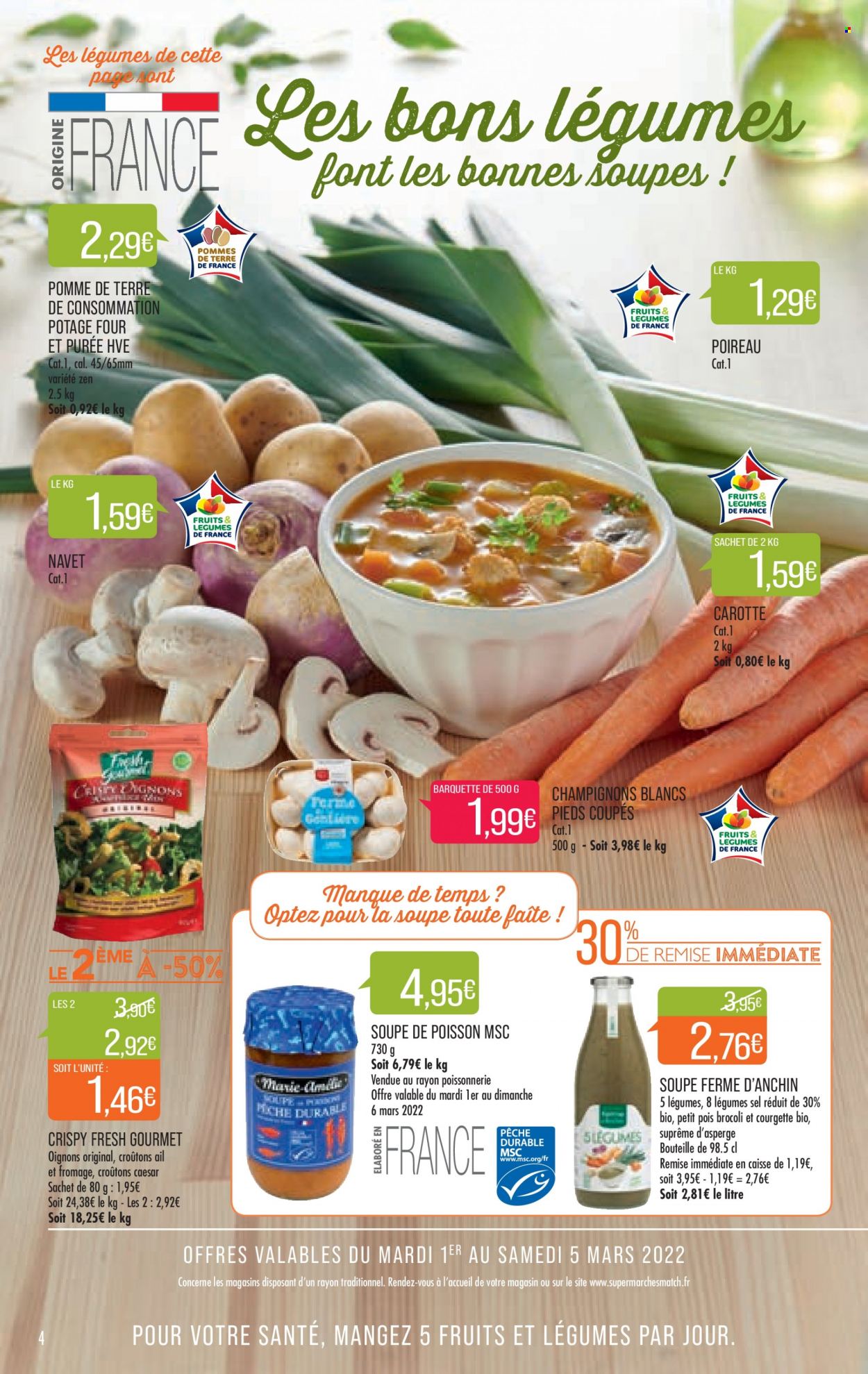 Catalogue Supermarché Match - 01/03/2022 - 06/03/2022. Page 4