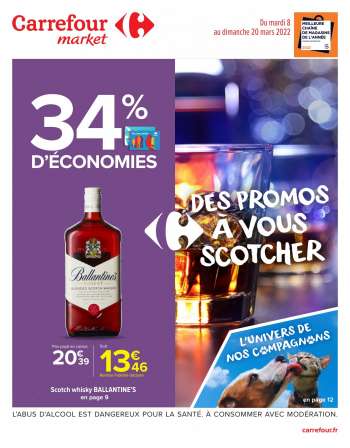 Catalogue Carrefour Market - 08/03/2022 - 20/03/2022.