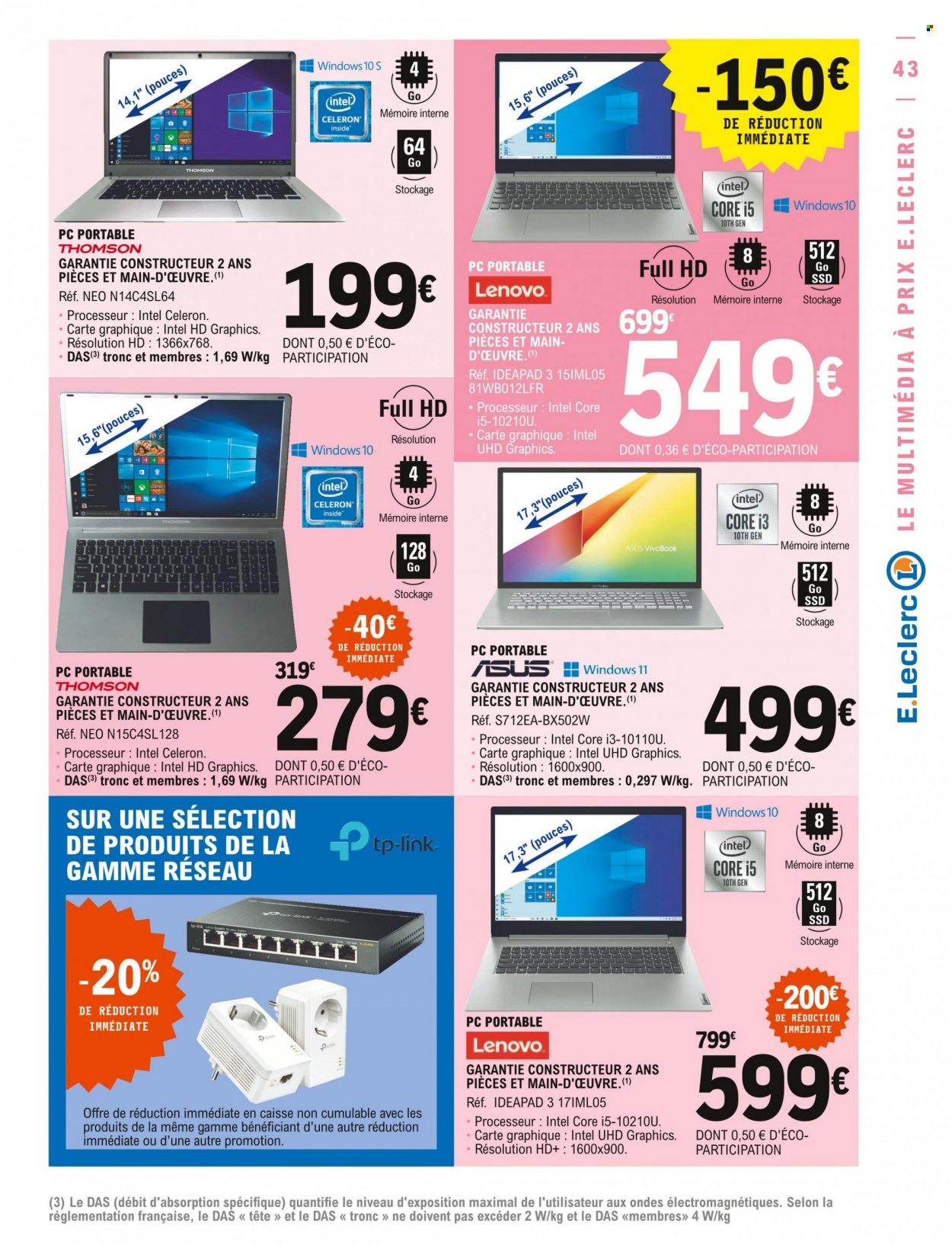 Catalogue E.Leclerc - 08/03/2022 - 19/03/2022. Page 43