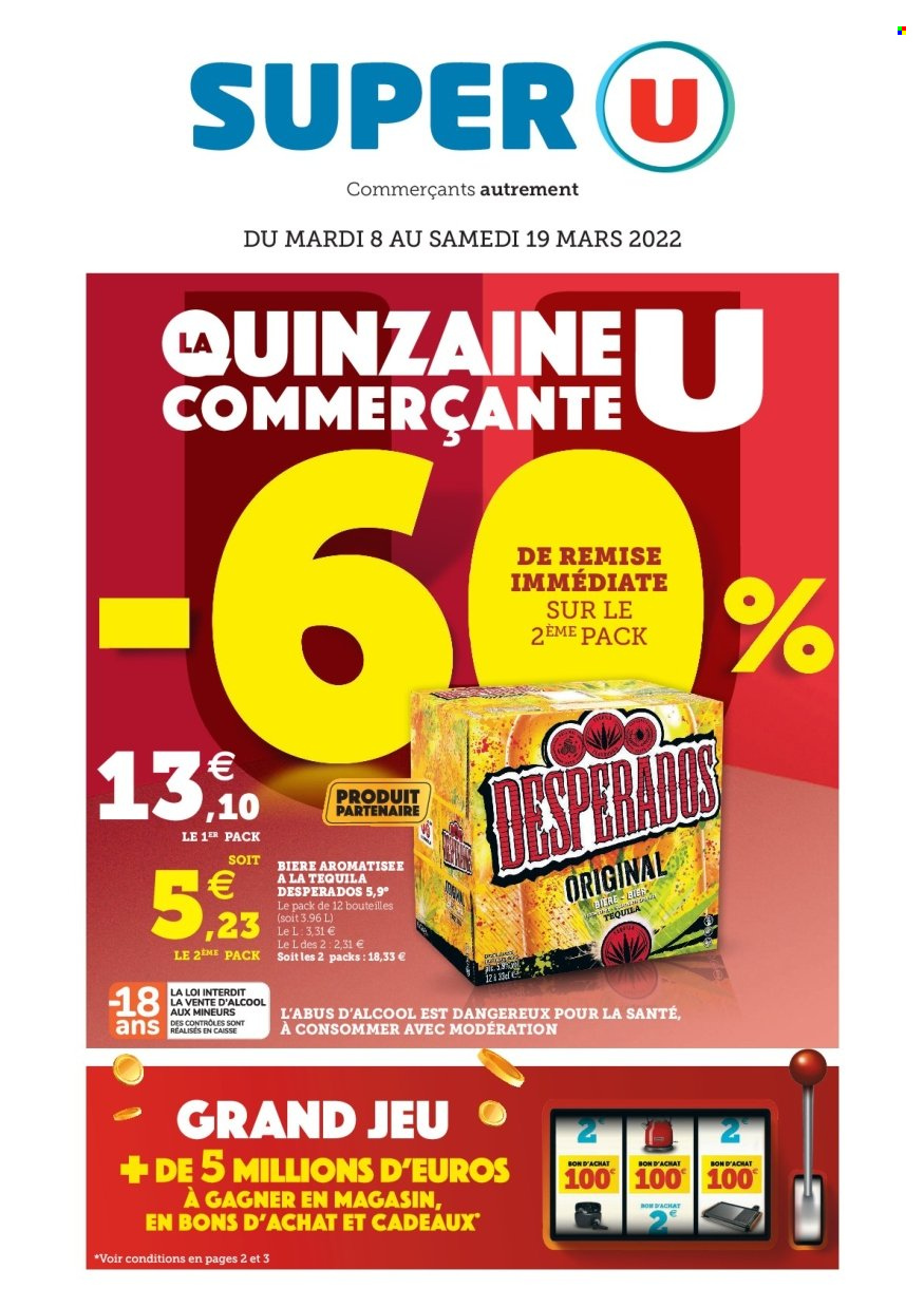 Catalogue SUPER U - 08/03/2022 - 19/03/2022. Page 1
