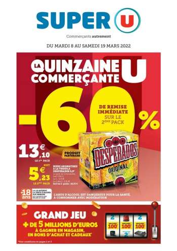 Catalogue SUPER U - 08/03/2022 - 19/03/2022.
