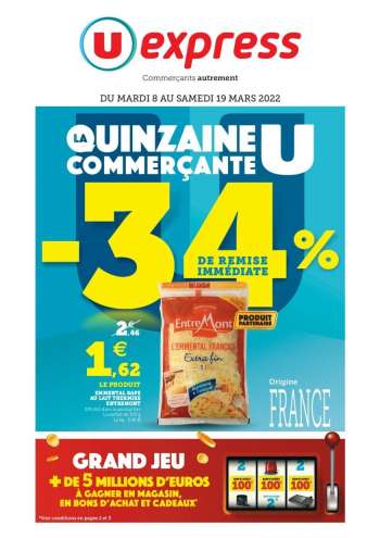 Catalogue U express - 08/03/2022 - 19/03/2022.