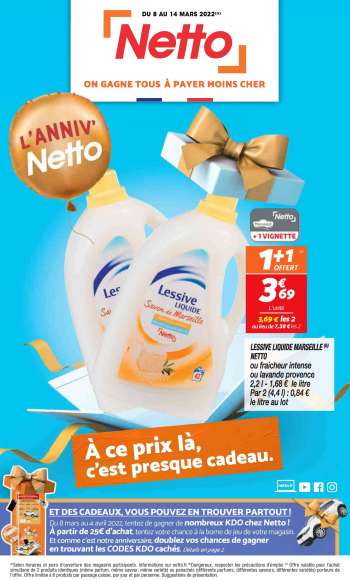 Catalogue Netto - 08/03/2022 - 14/03/2022.