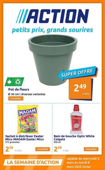 Catalogue Action - 07/03/2022 - 10/03/2022.