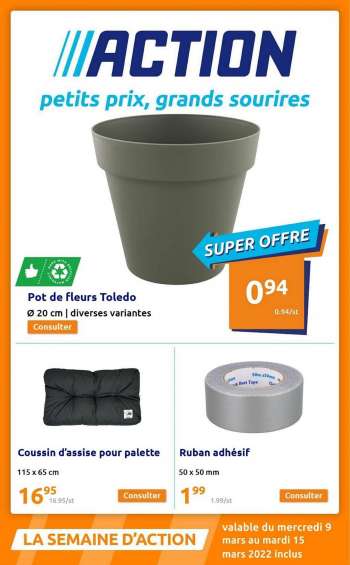 Catalogue Action - 09/03/2022 - 15/03/2022.