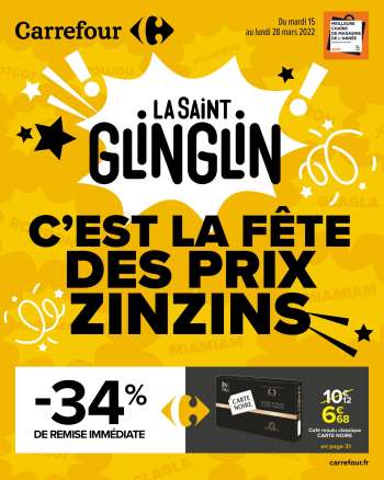 Catalogue Carrefour Hypermarchés - 15/03/2022 - 28/03/2022.