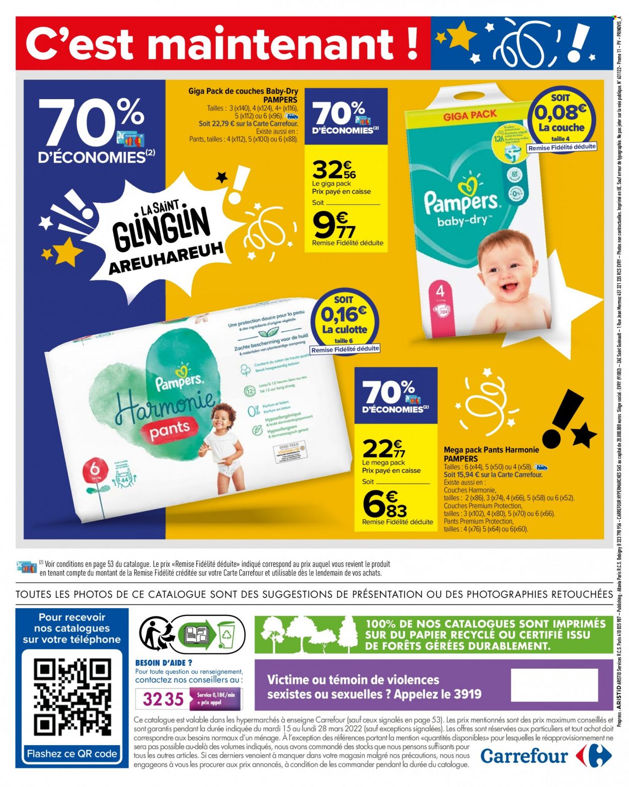 Catalogue Carrefour Hypermarchés - 15/03/2022 - 28/03/2022. Page 68