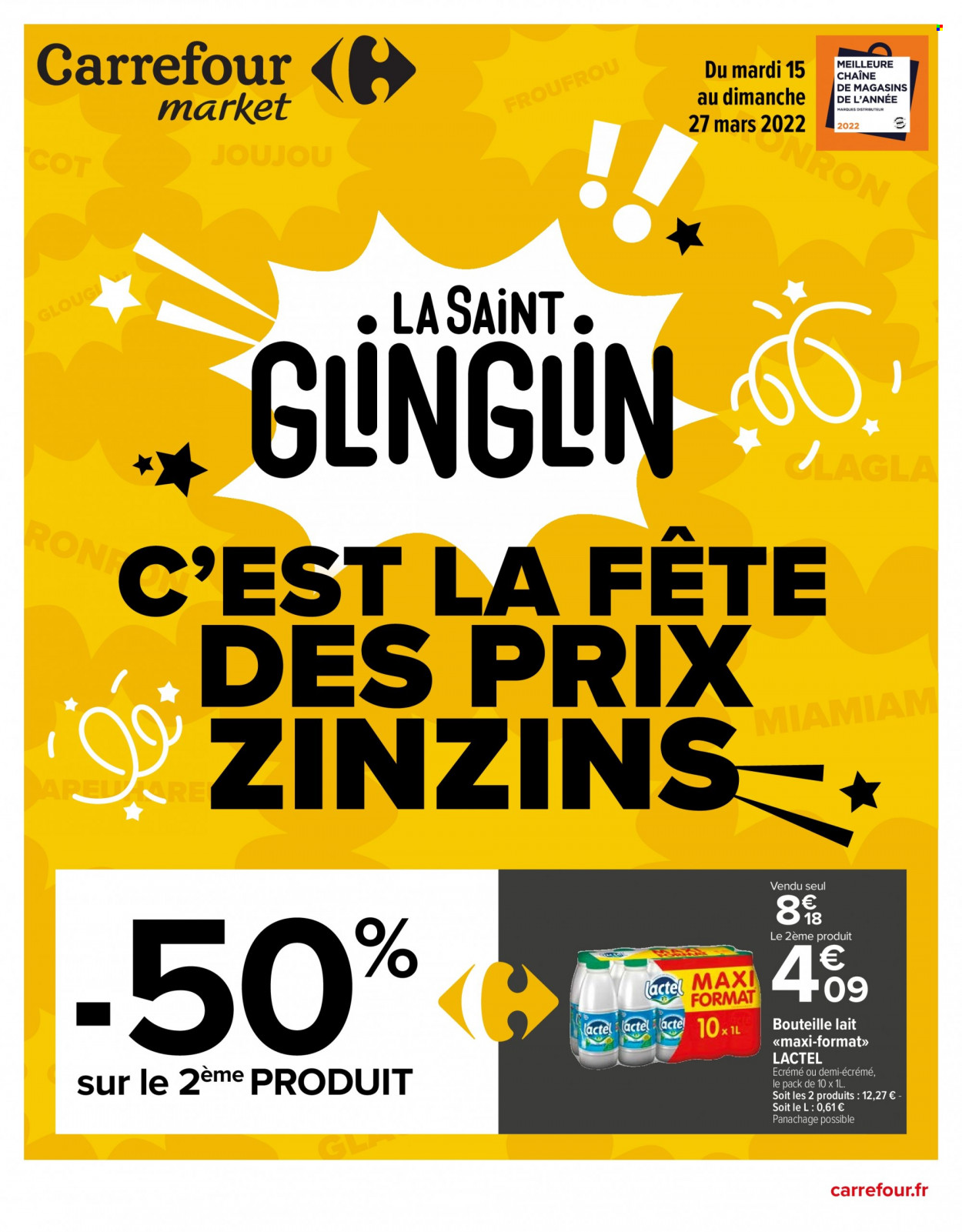Catalogue Carrefour Market - 15/03/2022 - 27/03/2022. Page 1