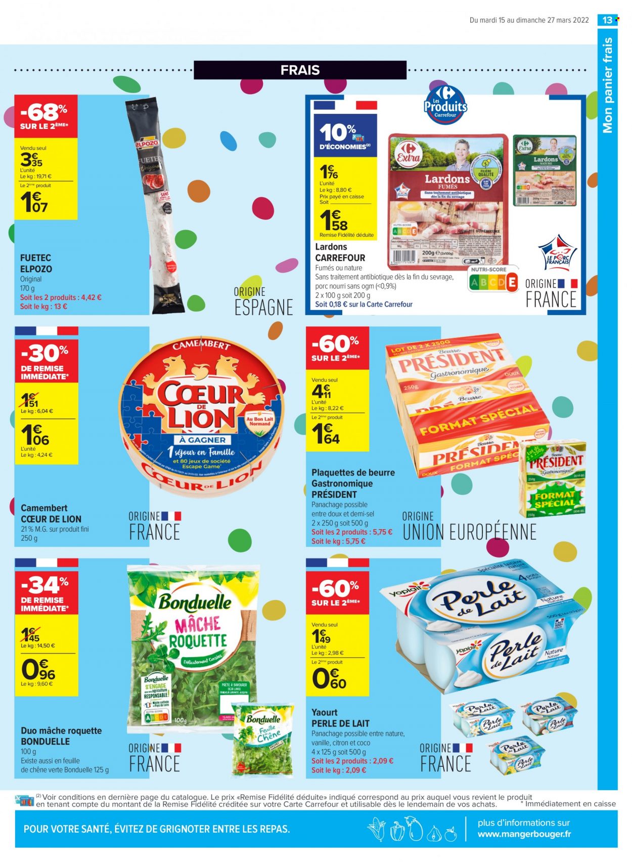 Catalogue Carrefour Contact - 15/03/2022 - 27/03/2022. Page 13