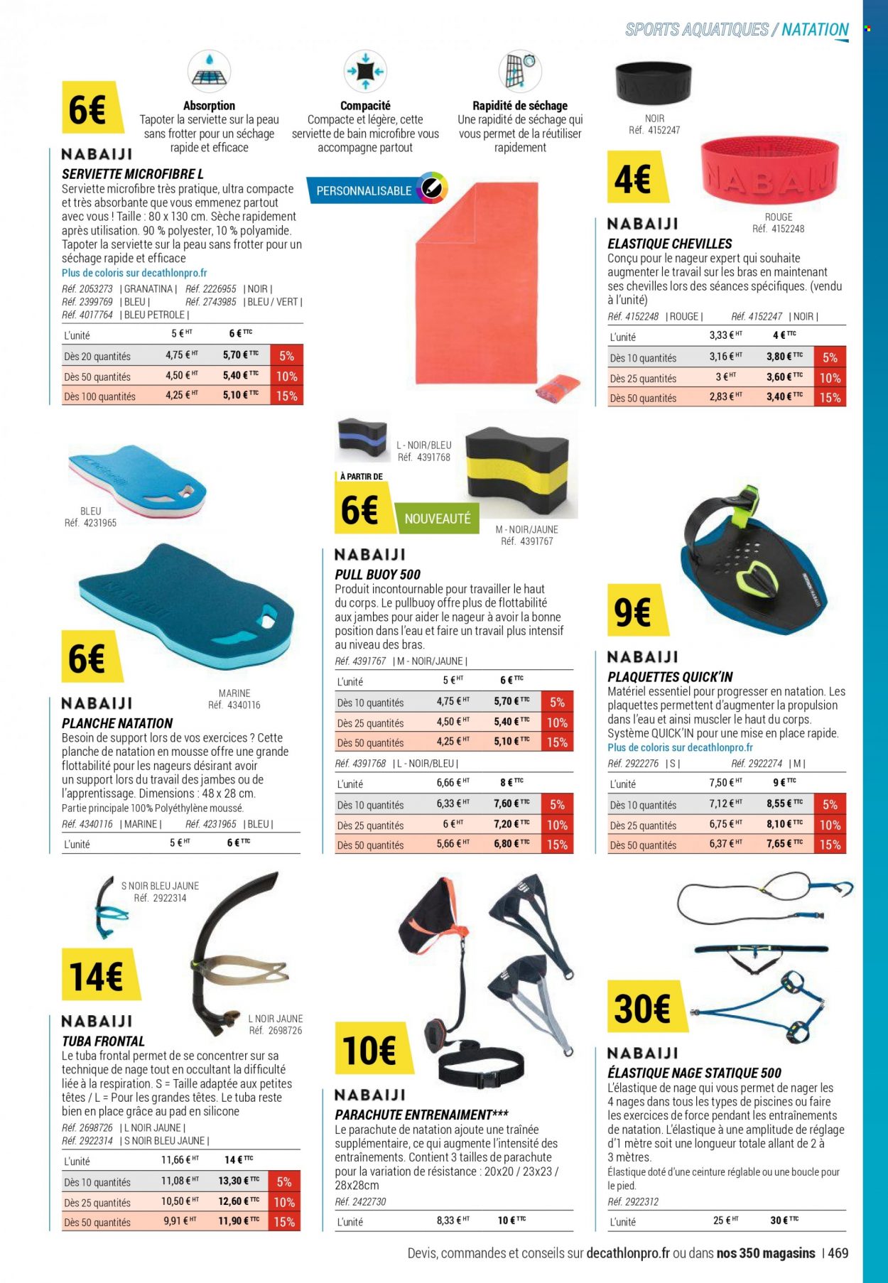 thumbnail - Catalogue Decathlon - Produits soldés - ceinture, pullbuoy. Page 469.