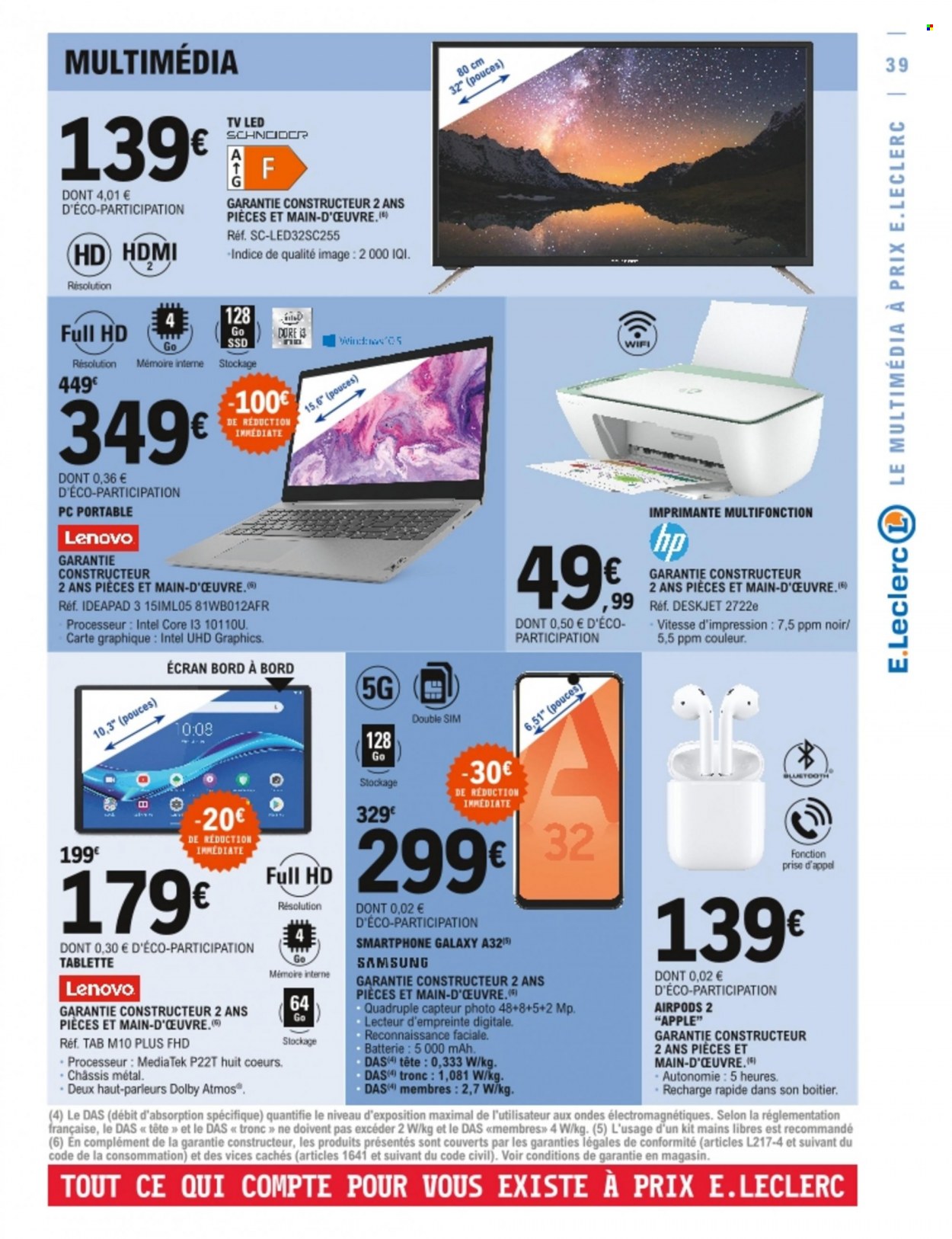 Catalogue E.Leclerc - 15/03/2022 - 26/03/2022. Page 39