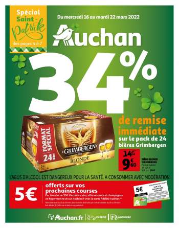 Catalogue Auchan - 16/03/2022 - 22/03/2022.